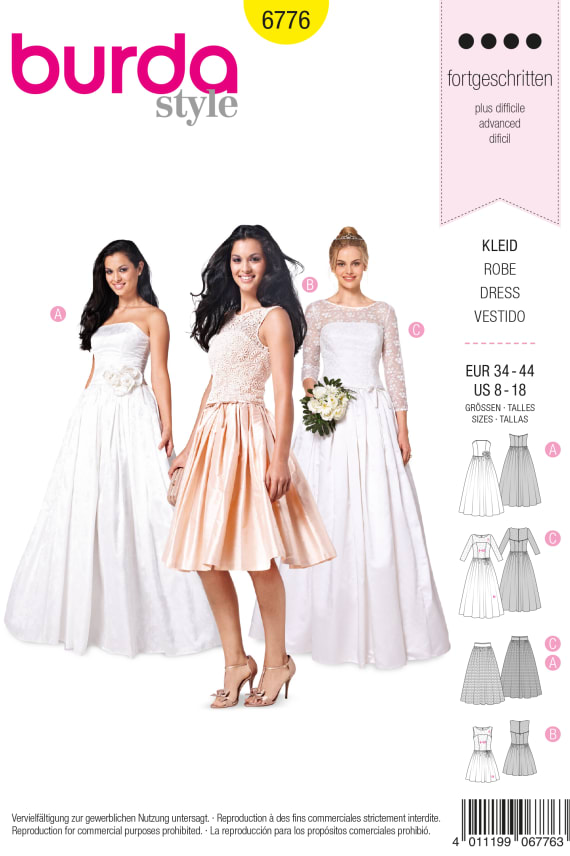 BURDA-6776 C keltainen